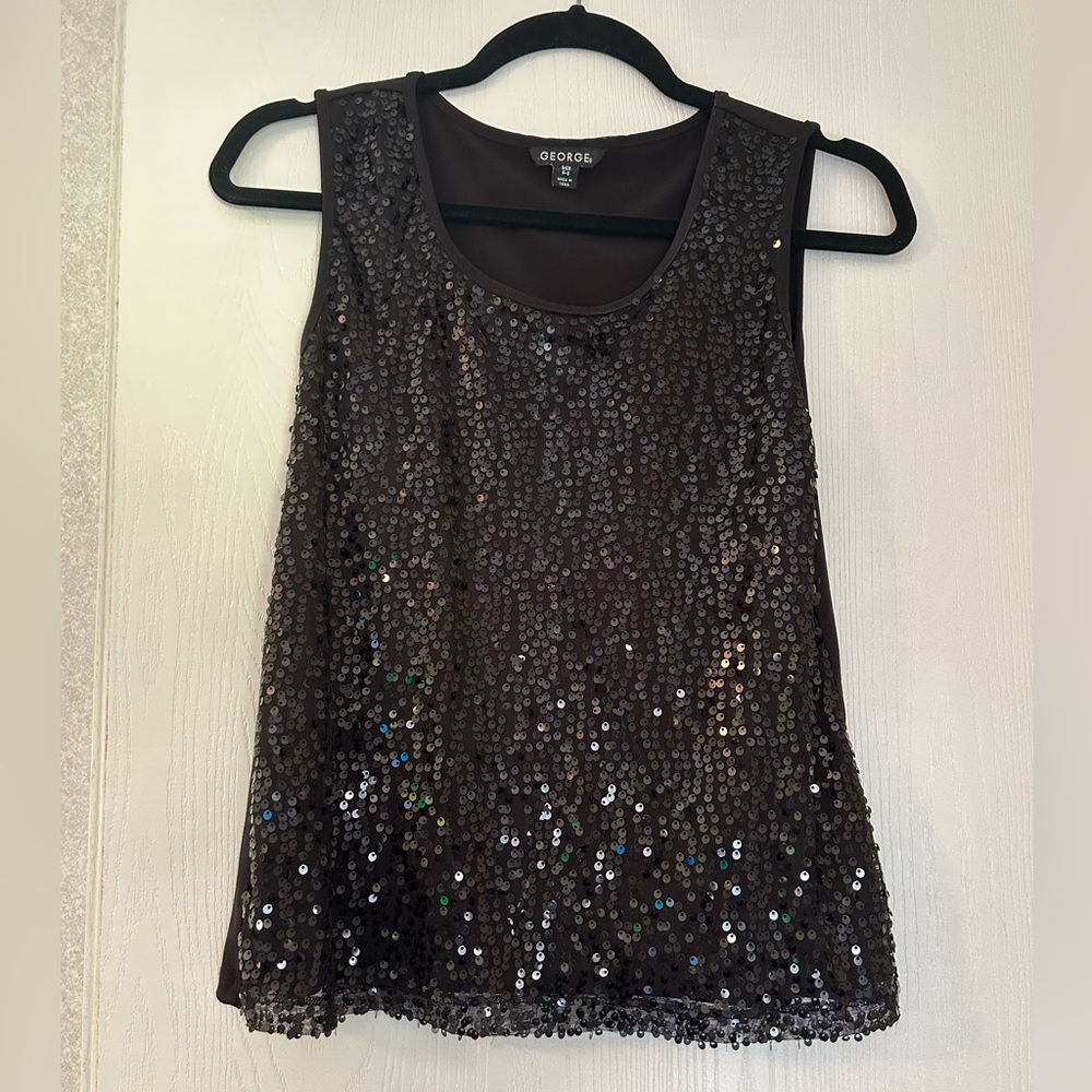 George Black Sequined Top size  4